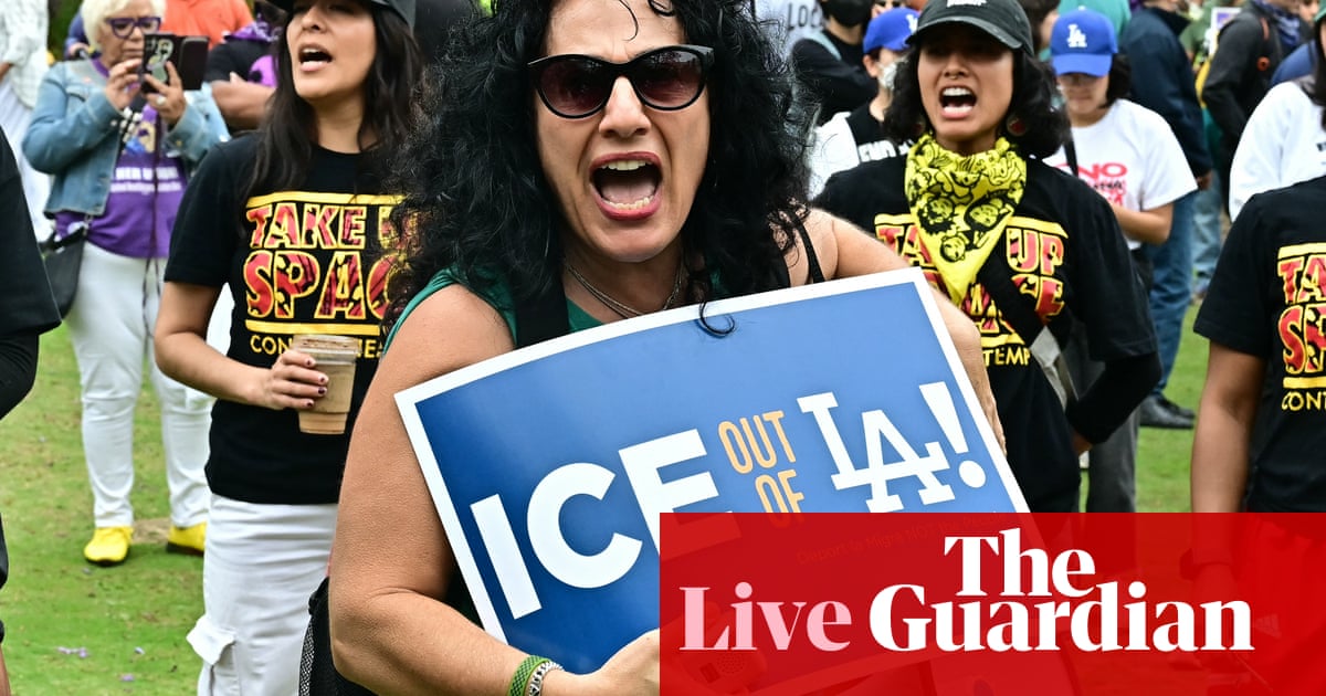 California to sue Trump administration for ‘unlawfully’ deploying state’s national guard – live