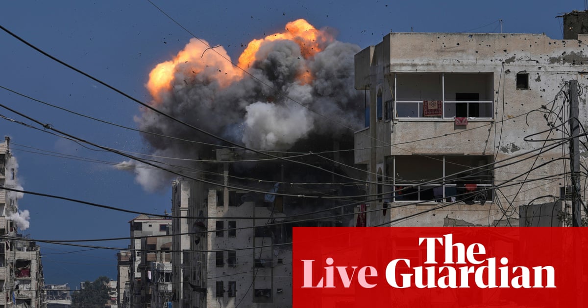Israel launches air and ground assault on Deir al-Balah in central Gaza – Middle East crisis live